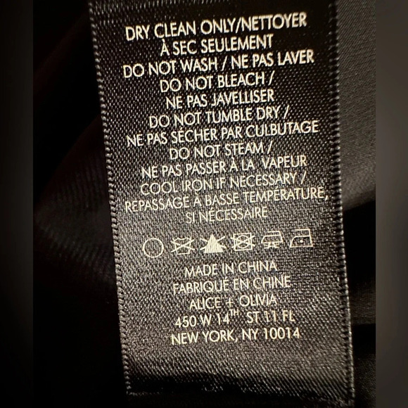 Alice + Olivia Black/Red Amina Mini Dress size 10 - Picture 15 of 16